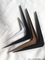শক্তিশালী ওয়াল বন্ধনী Eruopean টাইপ গভীর টাইপ কর্নার গ্লাস অ্যাঙ্গেল স্টিল বন্ধনী 1.0mm